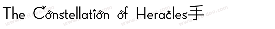 The Constellation of Heracles手机版字体转换